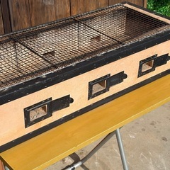 •	珪藻土炭火コンロ BQ22 最大サイズ W92cm／割れなし／網付／プロ仕様の画像