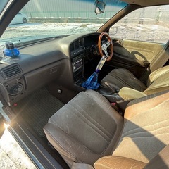 トヨタ GX81 クレスタ スーパールーセント 5MT 1G 純正5速 改造多数 シャコタン デジパネ 現状引き渡しの画像