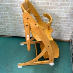 大和屋　ベビーチェア アーク　テーブル＆ガード付き　木製の画像
