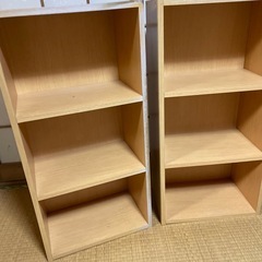 コーナン　カラーボックス　3段　2個セットの画像