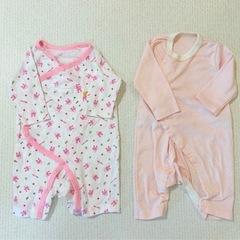 ロンパース・カバーオール 6点セット　長袖　ベビー 50-70の画像