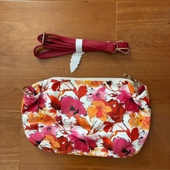 【未使用品】花柄のショルダーバッグの画像