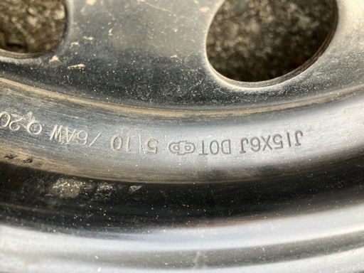 トヨタ系185/65R15鉄ホイール