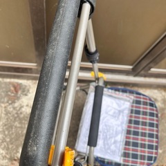 マキテック シルバーカー らくらくスリムW 紺チェック YX-300DB の画像