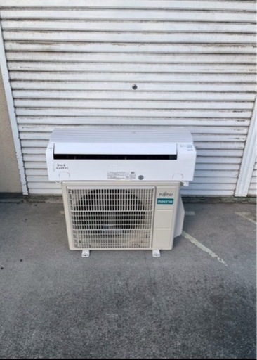 中古 2.5kw 8畳 単相100V ルームエアコン FUJITSU 富士通 ゼネラル ノクリア 2024年製 AS-AH253N