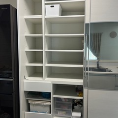 日本製　大川家具　キッチンボードの画像