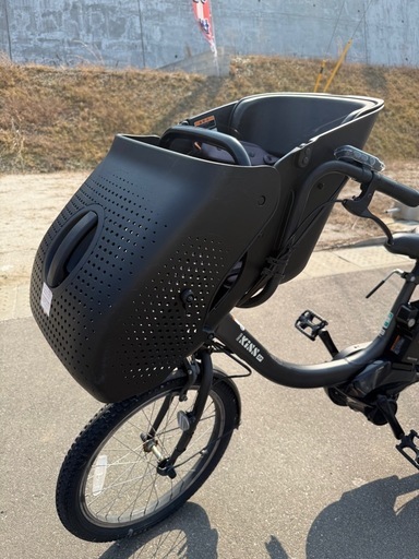 ヤマハ　PASkiss mini  15.8Ah電動自転車　子乗せ前後カゴ付き1年使用 