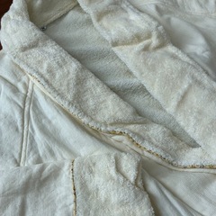 【未使用】今治バスローブ、ホワイト、Mサイズの画像