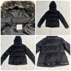 Private Label 黒 ショート丈　ダウンジャケット Sの画像