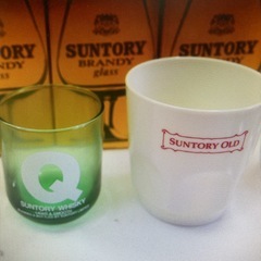 サントリーオールド　白グラス　デュラン社特製 アカダマグラス　ニッカウイスキー ワイングラス　タンブラー　他　未使用保管品まとめの画像