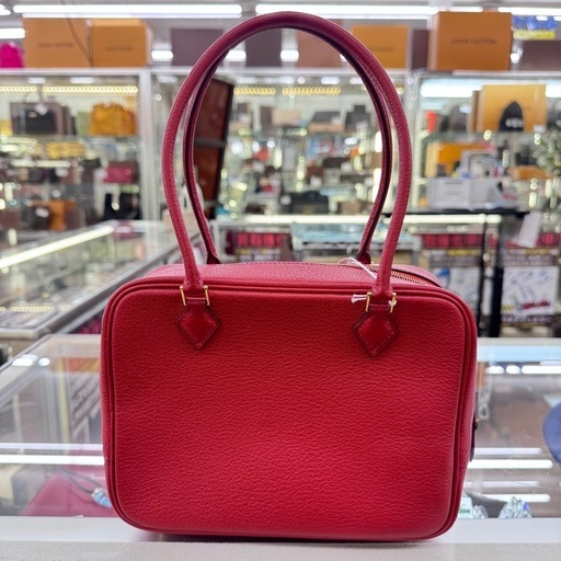 ☆ドリーム荒牧店☆HERMES エルメス ミニプリュム・20 レッド ☆ドリーム荒牧店☆HERMES エルメス ミニプリュム・20 レッド