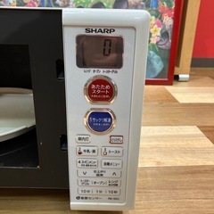 シャープ　電子レンジ　RE-S5C-W 動作確認済　中臭いありの画像