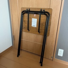 山善 折りたたみ式テーブルの画像
