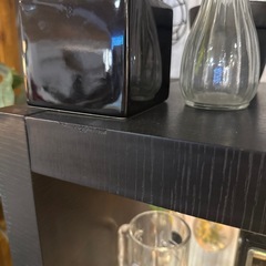 ガラスのショーケース　ライト付きの画像