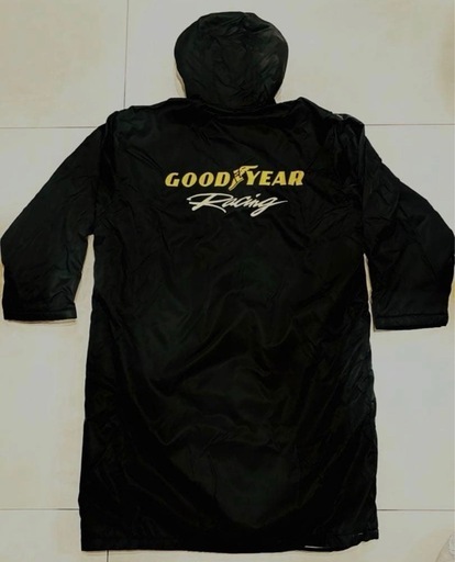 【希少】GOODYEAR Racing ブラック ベンチコート　ボア コート