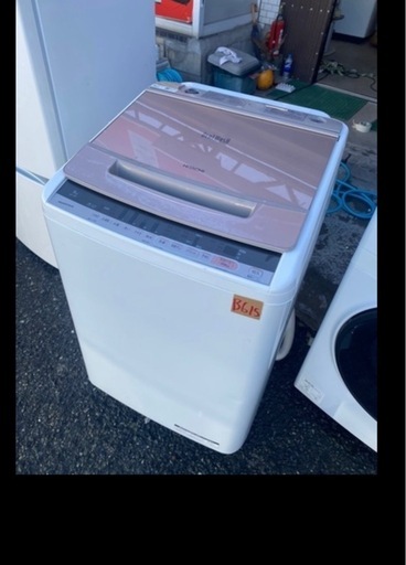 NO B 615?福岡市内配送設置無料✨?BW-V80C 全自動洗濯機 ビートウォッシュ シャンパン [洗濯8.0kg /乾燥機能無 