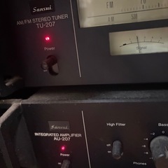 【希少】SANSUI サンスイ ヴィンテージオーディオ フルセット（動作確認済）の画像