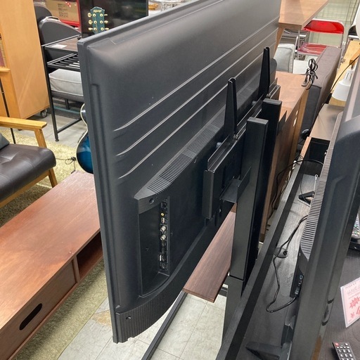 ⭐︎6ヶ月保証⭐︎TCL 4k対応50型液晶テレビ　TVスタンドセット　2020年製　50P8S 米テレビの脚は欠品です。