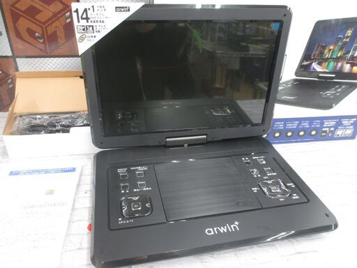 アーウィン APD-141F P.DVD 14.1インチ 中古美品 【ハンズクラフト宜野湾店】