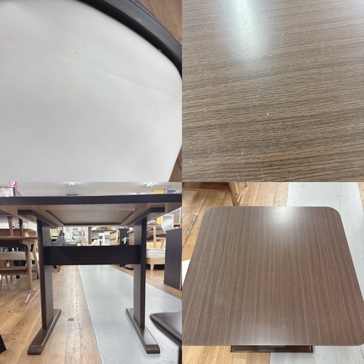 【?買取市場 柴田店】 I606 ? NITORI モダンダイニング3点セット ⭐ クリーニング済