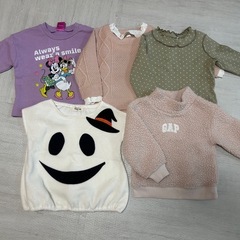 80 女の子 45枚まとめ売り GAP・H&M入り 保育園の画像