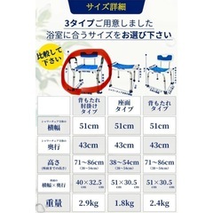 介護用 シャワーチェア  風呂いすの画像