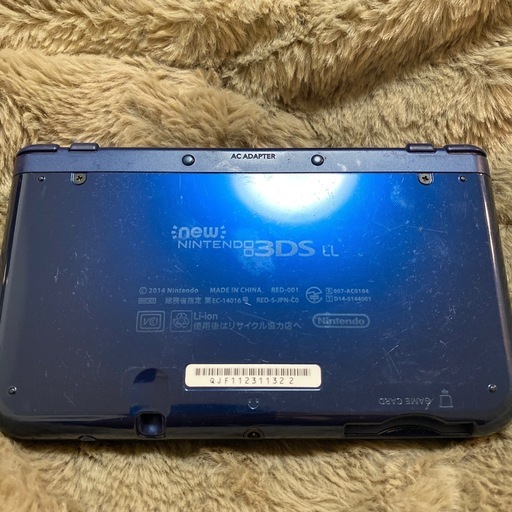 new3dsll 本体 メタリックブルー 上下ips液晶