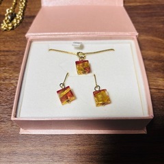 ヴェネチアンガラス　アクセサリー　4点セットの画像