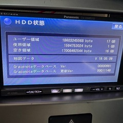 Panasonic ストラーダ HDDナビ 2019年地図の画像
