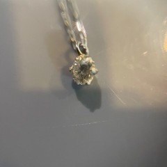 Pt850 Pt900 ダイヤモンド0.07ct 一粒ネックレス プラチナ ソリティア 箱付き ネックレス プラチナ ダイヤモンドの画像