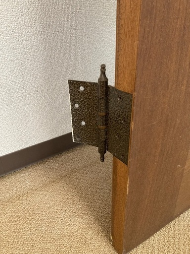 昭和 レトロ 昭和ガラス 型板ガラス 磨りガラス かすみ 木製 ドア