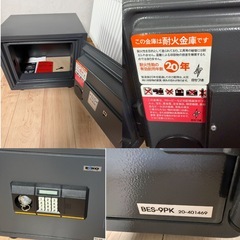 美品 エーコー 耐火金庫 BES-9PK テンキー式　金庫の画像