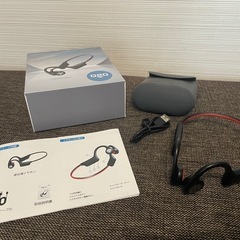 【購入者確定済み】【美品/ケース付】骨伝導イヤホン G20（Shokz製シリコンケース付き）の画像