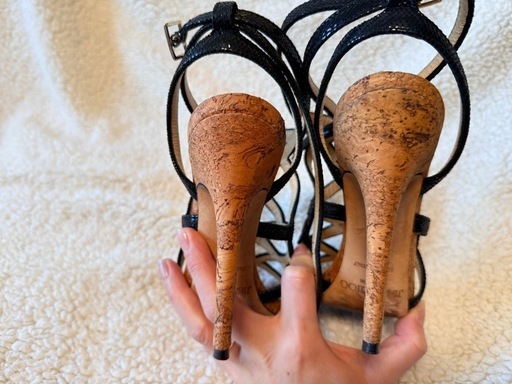 JIMMY CHOO サンダル 【22.5-23cm】