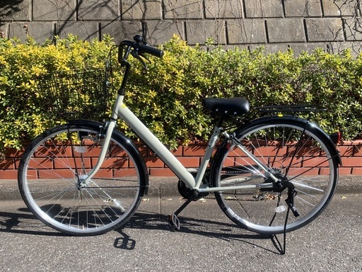 １月新品購入の27型自転車サイモト