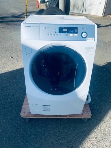 SHARP ドラム式電気洗濯乾燥機  ES-H10D-WR