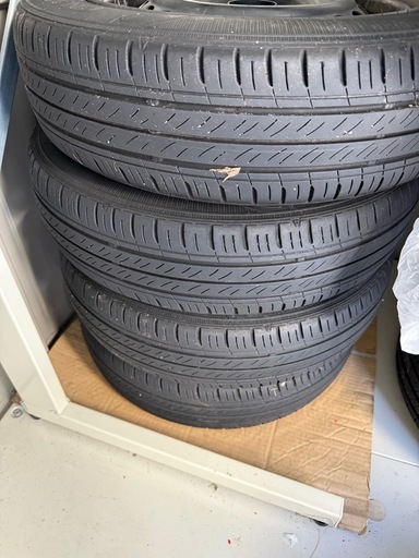 商談中
【現状品】ホンダ　軽自動車用　14インチ純正ホイール&夏タイヤ４本セット