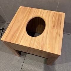 よもぎ蒸し　椅子　マントの画像