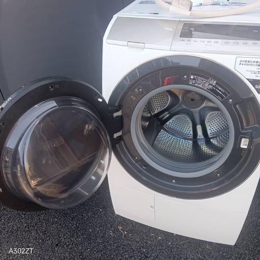 B055 送料設置無料日立人気モデルドラ厶式洗濯機11㌔ 乾燥機能付き