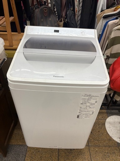 Panasonic　2021年式 縦型全自動洗濯機　8kg