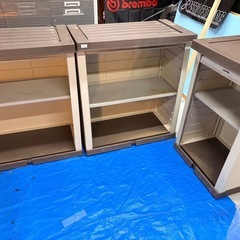 取引中　ロッカー3台　アイリスオーヤマ  ウッディロッカーの画像