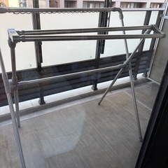 ステンレス 伸縮式多機能布団干し 物干しスタンドの画像