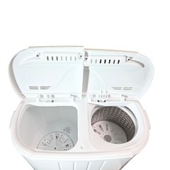 【2024年製・極美品】ポータブル二槽式洗濯機  NAW002 ウェイウェイの画像