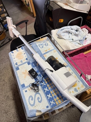 パナソニック 掃除機 コードレス スティック MC-SB34J-C アイボリー 軽量 サイクロン