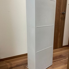 3段ゴミ箱/収納ボックス/薄型/分別可能の画像