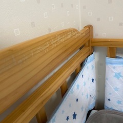 【バラ売り可】ベビーベッド、マットレス、シーツ、防寒敷きパッドの画像