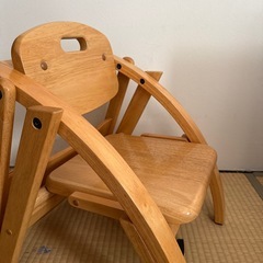 yamatoya ベビーチェア　木製の画像