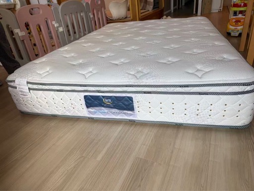 【引取歓迎・江戸川区】Serta サータ高級マットレス ダブルサイズ定価20万超