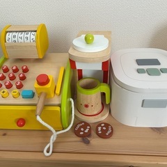 IKEAキッチン　おままごとセットの画像