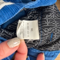 スナップ付きオーバーオールの画像